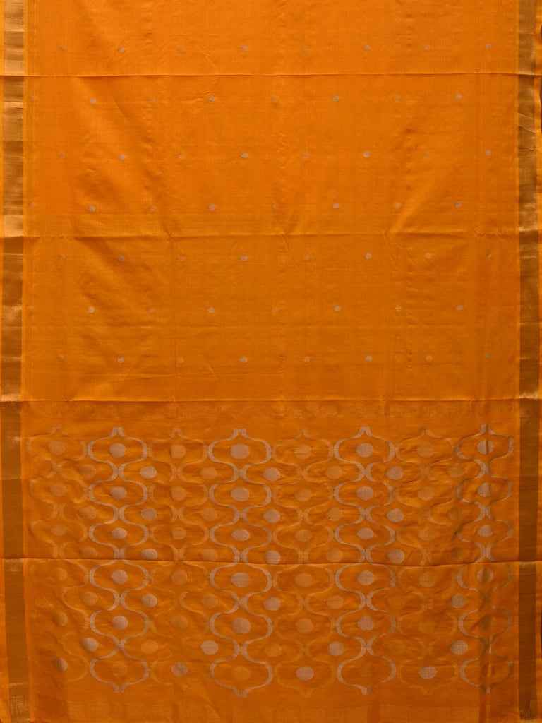 Yellow Uppada Cotton Handloom Saree with Grill Pallu Design u1949