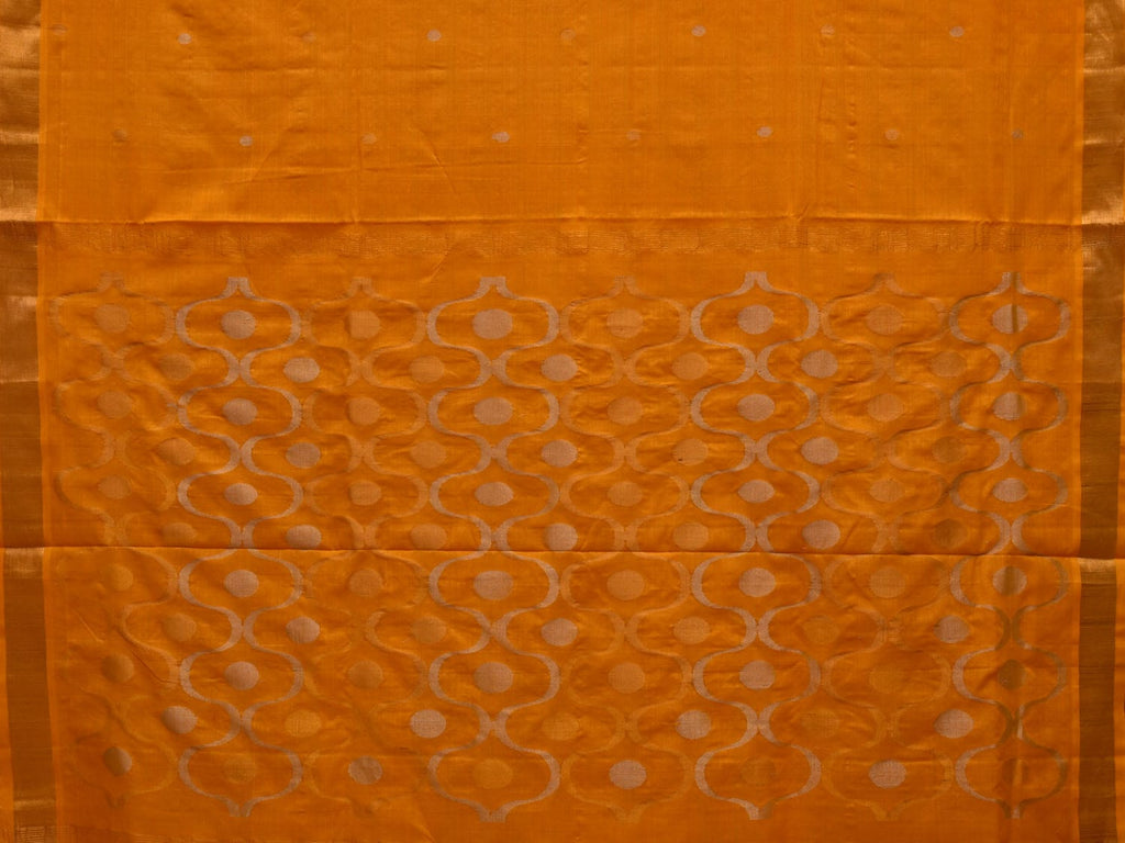 Yellow Uppada Cotton Handloom Saree with Grill Pallu Design u1949