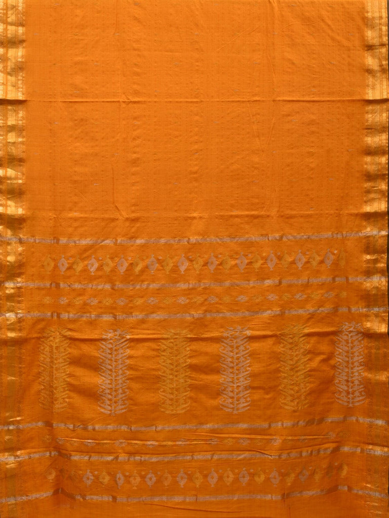 Yellow Uppada Cotton Handloom Saree with Karpur Pallu Design u1873