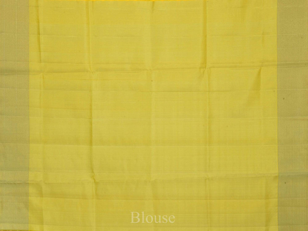Yellow Uppada Silk Handloom Saree with All Over Nilambari Buta Design u1413