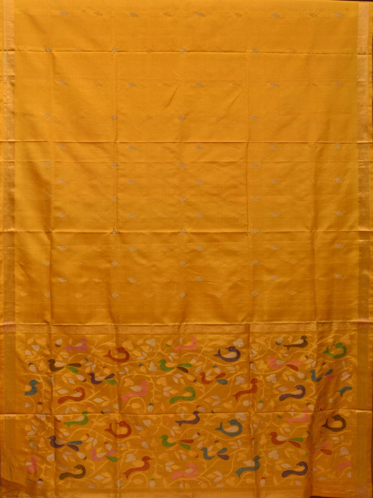 Yellow Uppada Silk Handloom Saree with Rich Pallu Design u1914